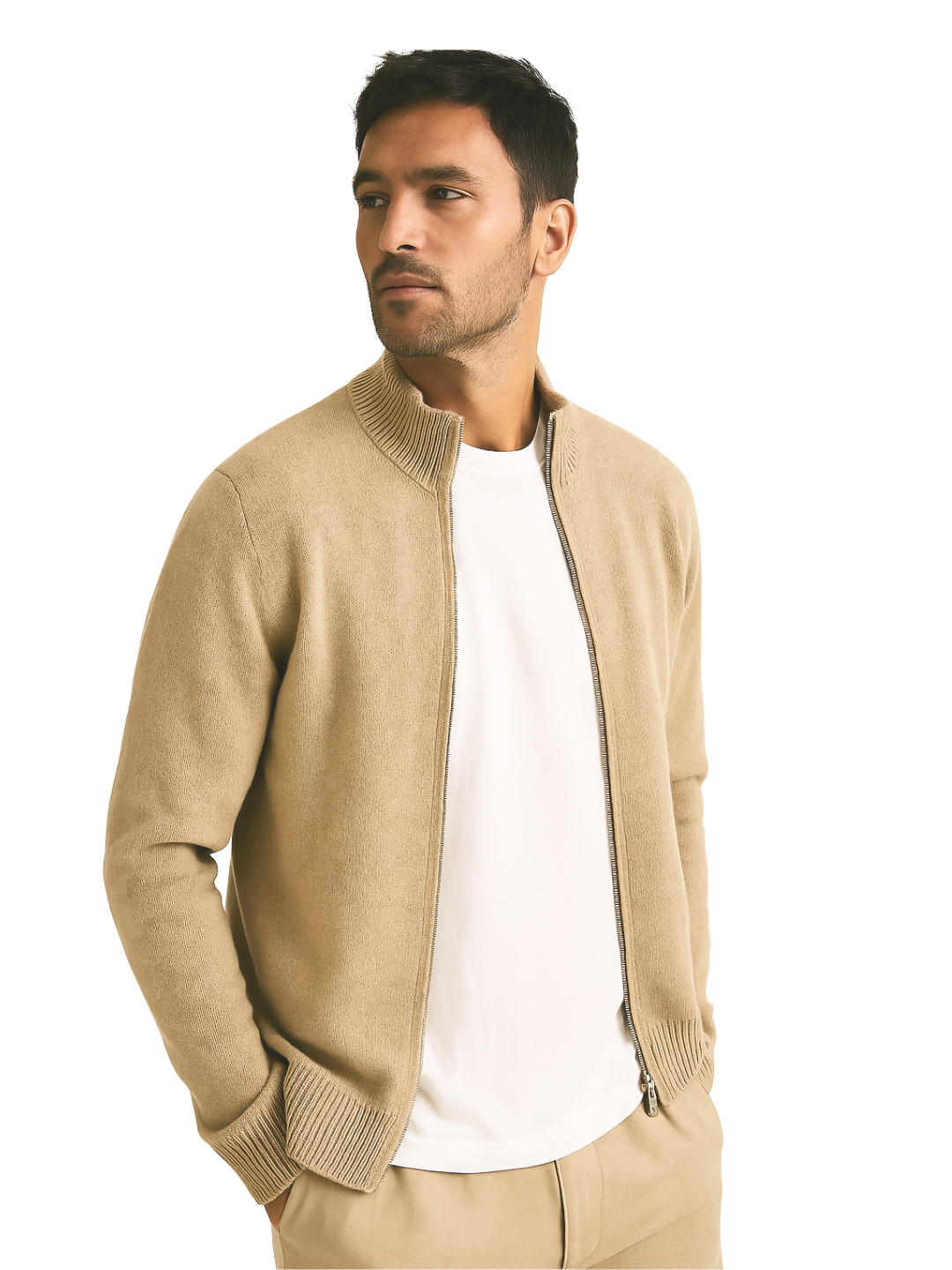 Merino Zip Sweater