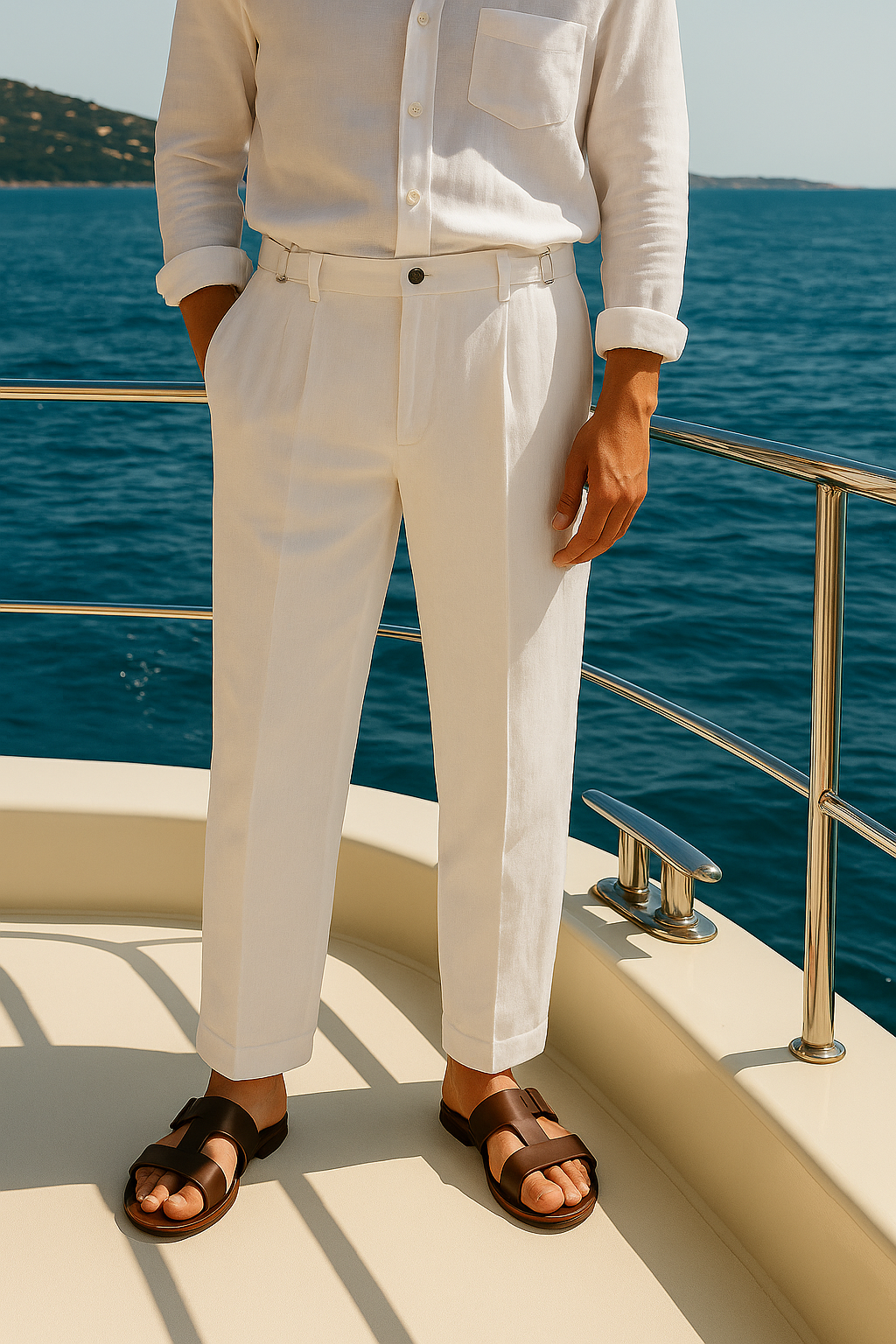 Capri Linen Trousers