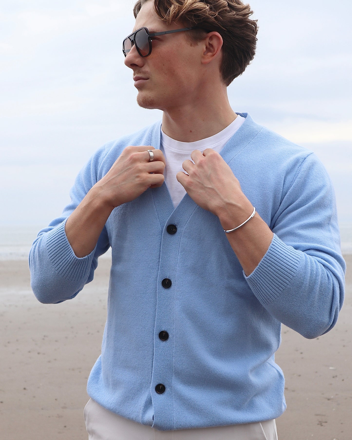 Cashmere Wool Cardigan